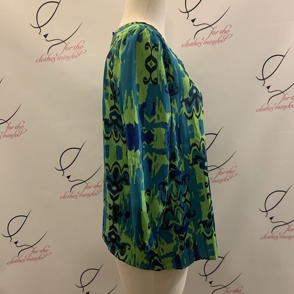 PEACHES N CREAM. Size Small. Button Back 3/4 Sleeve Lightweight Top. B48 - Picture 4 of 7